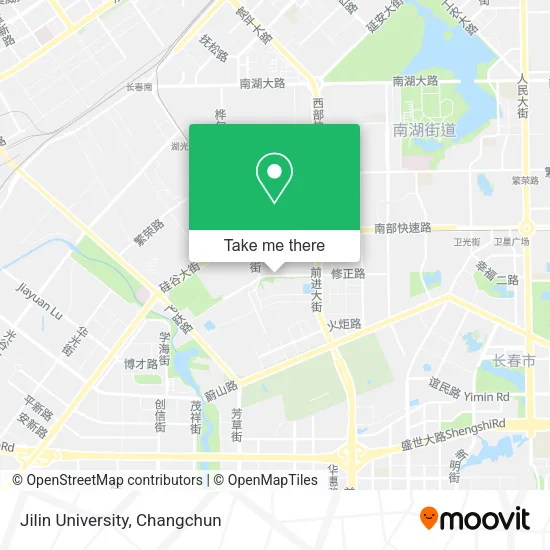 Jilin University map