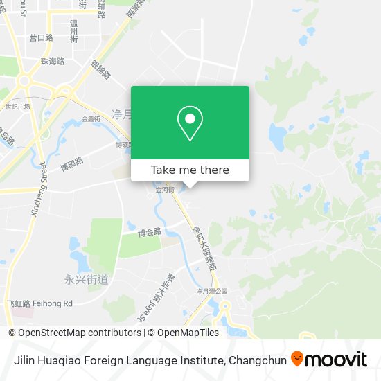 Jilin Huaqiao Foreign Language Institute map