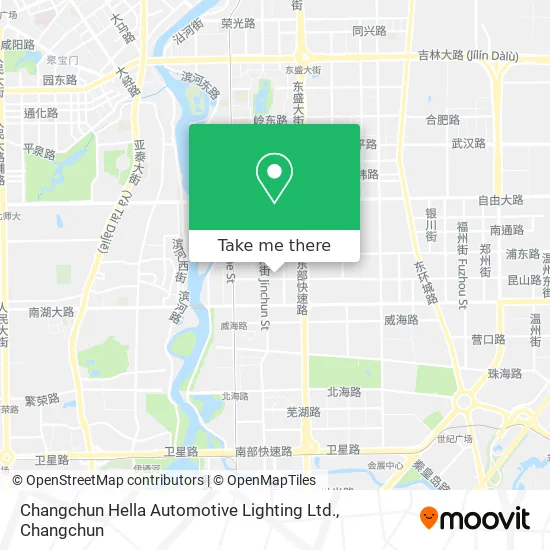 Changchun Hella Automotive Lighting Ltd. map