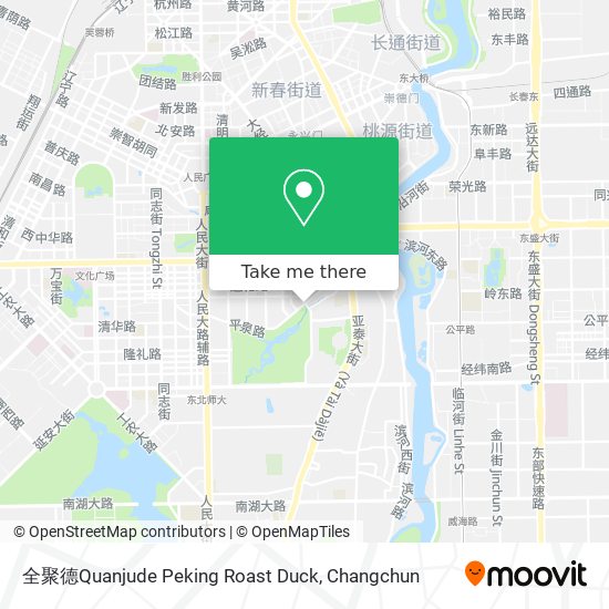 全聚德Quanjude Peking Roast Duck map
