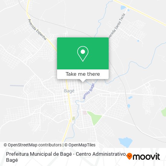 Prefeitura Municipal de Bagé - Centro Administrativo map