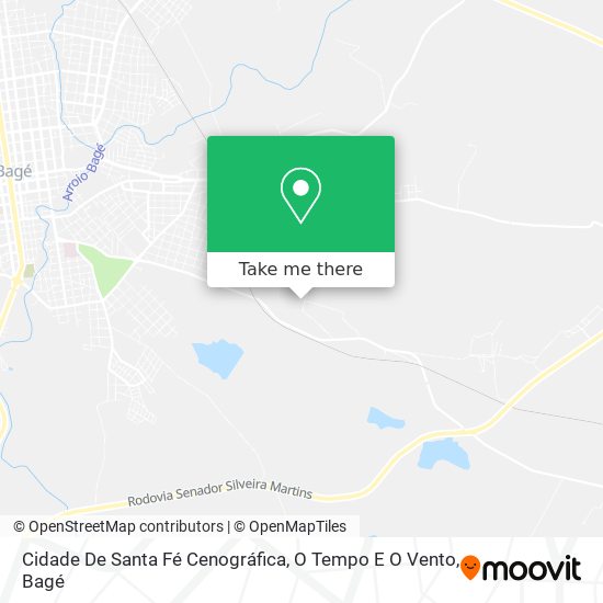 Cidade De Santa Fé Cenográfica, O Tempo E O Vento map