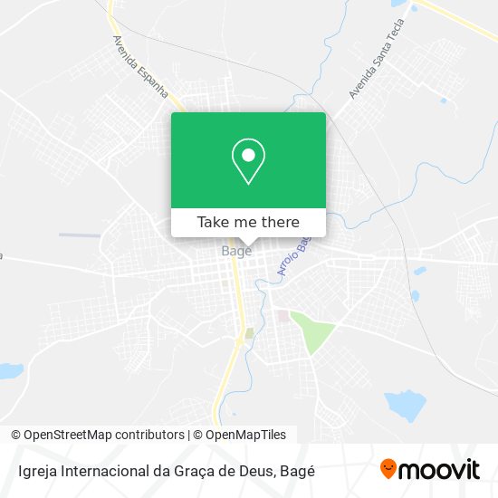 Igreja Internacional da Graça de Deus map