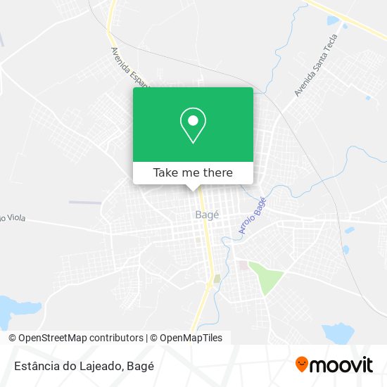 Estância do Lajeado map