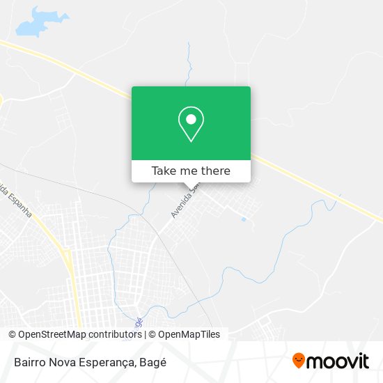 Bairro Nova Esperança map
