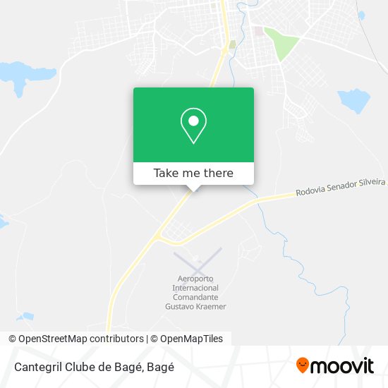 Cantegril Clube de Bagé map