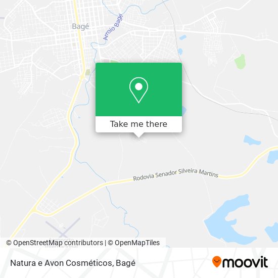 Natura e Avon Cosméticos map
