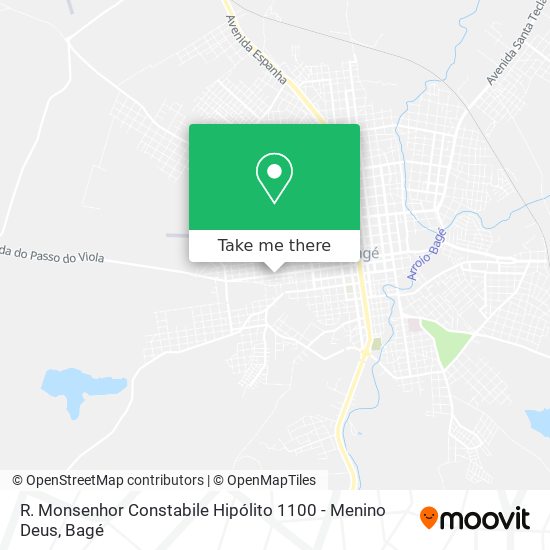 R. Monsenhor Constabile Hipólito 1100 - Menino Deus map