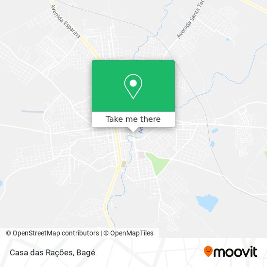 Casa das Rações map