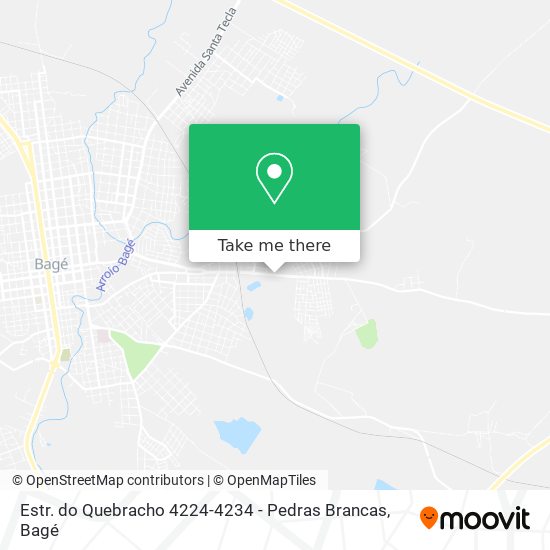 Estr. do Quebracho 4224-4234 - Pedras Brancas map