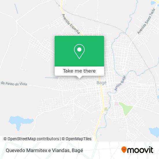 Quevedo Marmitex e Viandas map