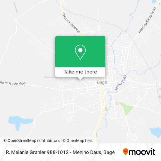 R. Melanie Granier 988-1012 - Menino Deus map