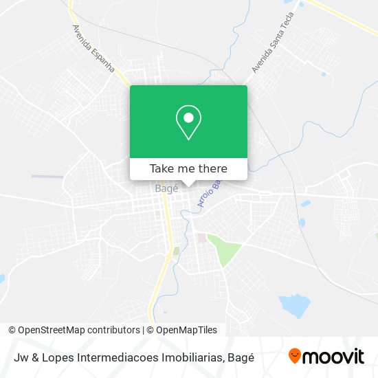 Jw & Lopes Intermediacoes Imobiliarias map