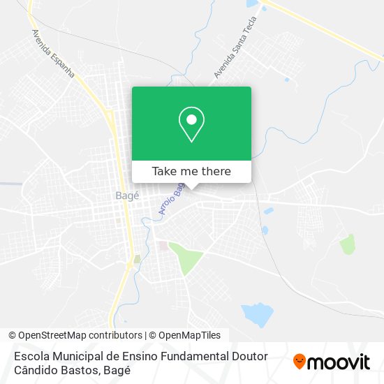 Escola Municipal de Ensino Fundamental Doutor Cândido Bastos map