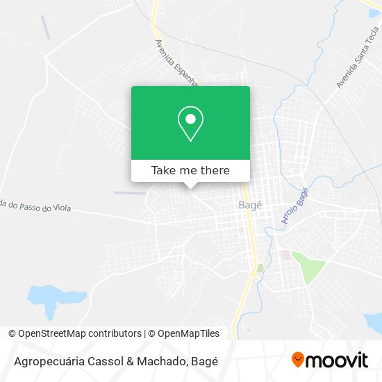 Agropecuária Cassol & Machado map