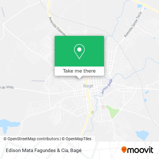 Edison Mata Fagundes & Cia map