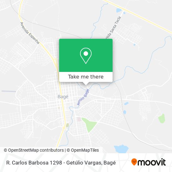 R. Carlos Barbosa 1298 - Getúlio Vargas map