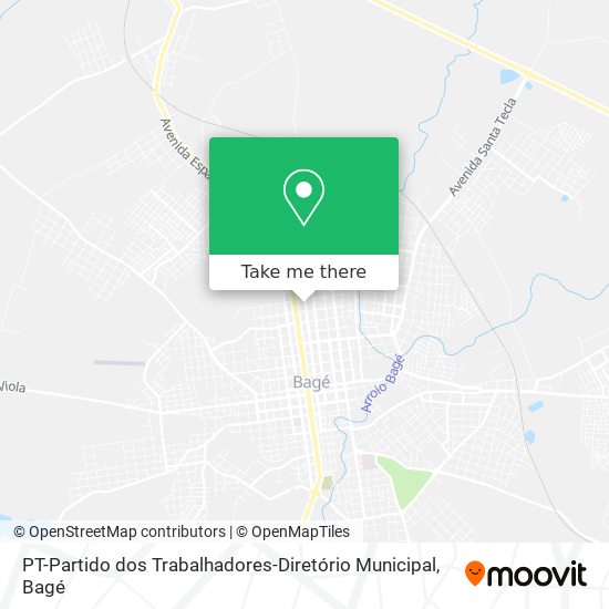 PT-Partido dos Trabalhadores-Diretório Municipal map