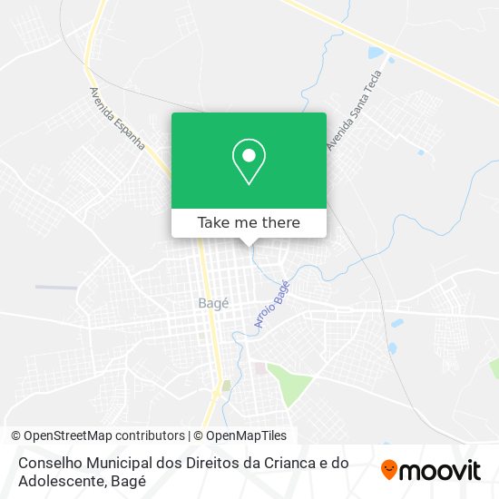 Conselho Municipal dos Direitos da Crianca e do Adolescente map