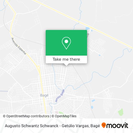 Augusto Schwantz Schwanck - Getúlio Vargas map