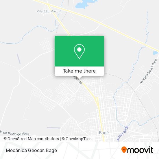Mecânica Geocar map