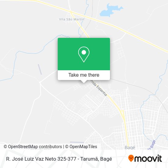 R. José Luiz Vaz Neto 325-377 - Tarumã map