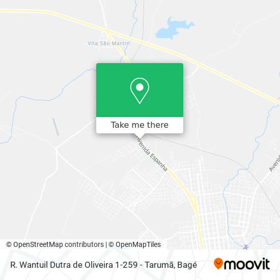 R. Wantuil Dutra de Oliveira 1-259 - Tarumã map