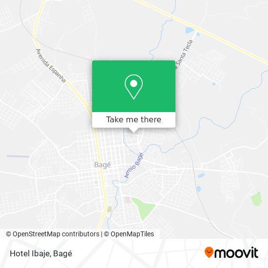 Hotel Ibaje map