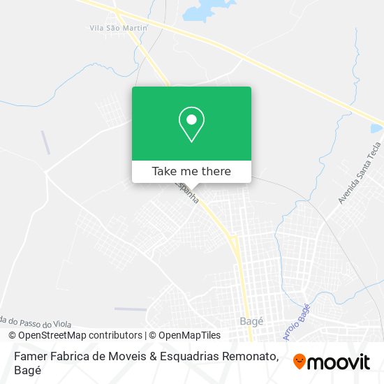 Famer Fabrica de Moveis & Esquadrias Remonato map