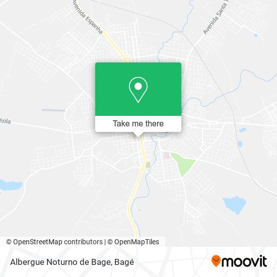 Albergue Noturno de Bage map