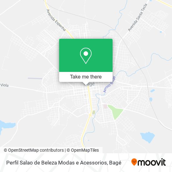 Perfil Salao de Beleza Modas e Acessorios map