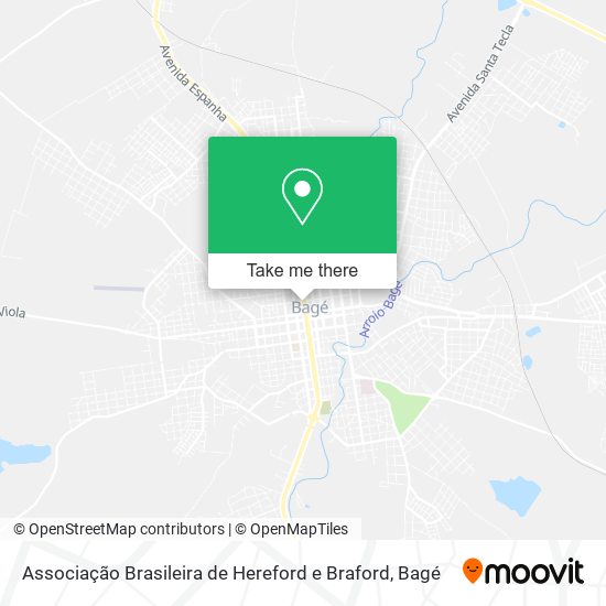 Associação Brasileira de Hereford e Braford map