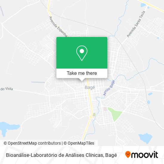 Bioanálise-Laboratório de Análises Clínicas map