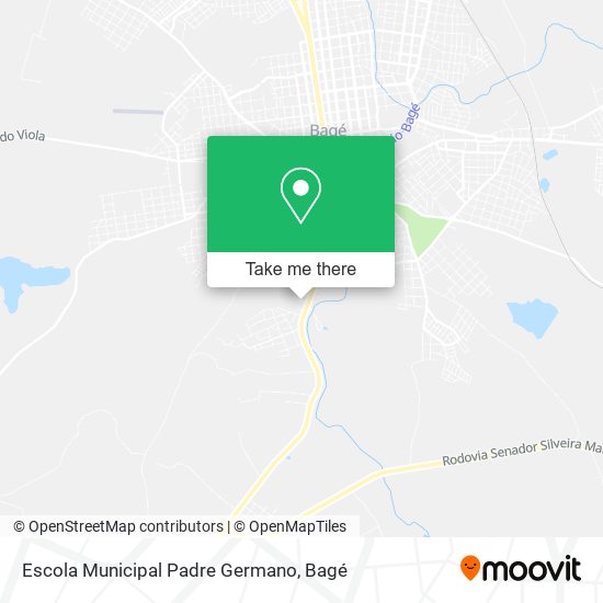 Mapa Escola Municipal Padre Germano