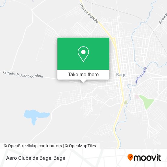 Aero Clube de Bage map