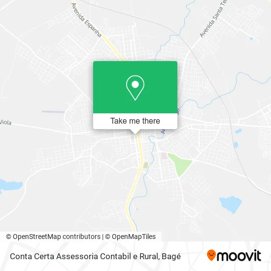 Mapa Conta Certa Assessoria Contabil e Rural