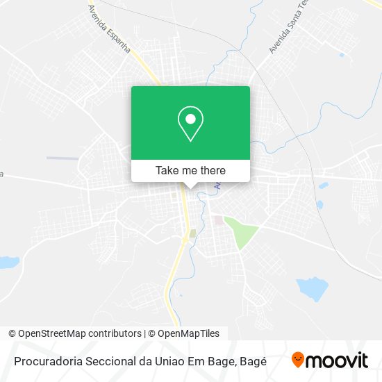 Procuradoria Seccional da Uniao Em Bage map