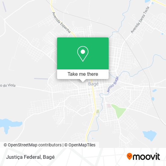 Justiça Federal map