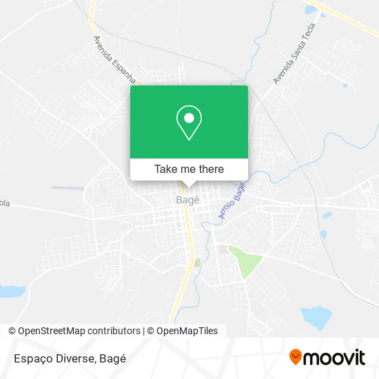 Espaço Diverse map