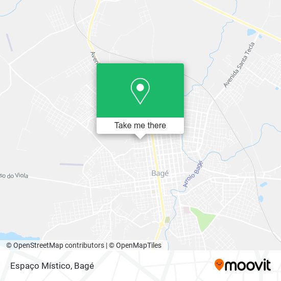 Espaço Místico map
