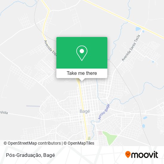 Pós-Graduação map