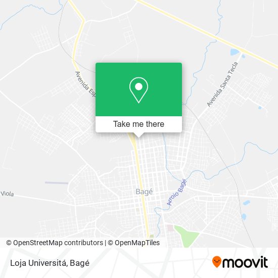 Loja Universitá map
