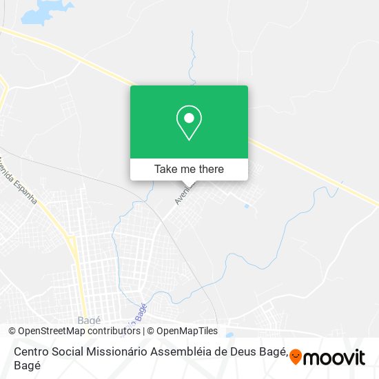 Centro Social Missionário Assembléia de Deus Bagé map