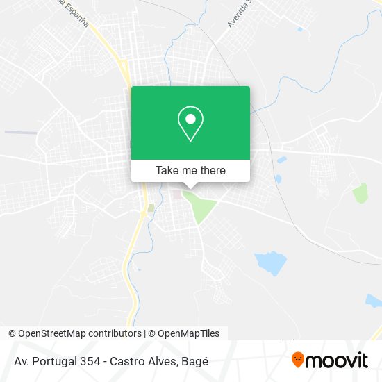 Av. Portugal 354 - Castro Alves map