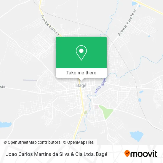 Joao Carlos Martins da Silva & Cia Ltda map