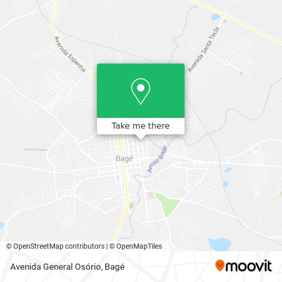 Avenida General Osório map