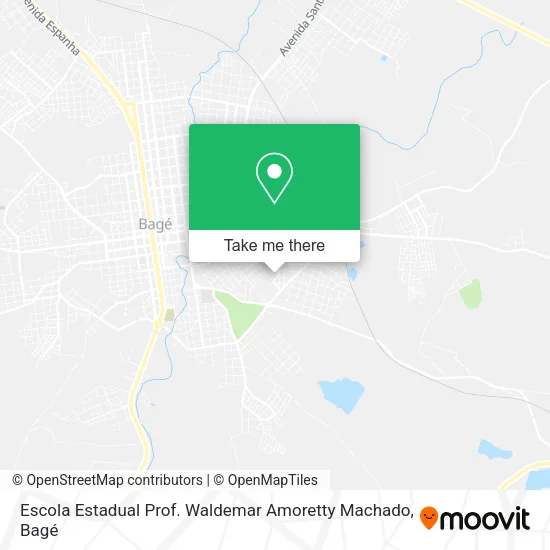 Escola Estadual Prof. Waldemar Amoretty Machado map