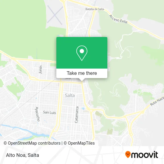 Alto Noa map