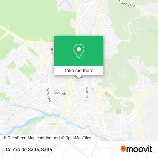 Centro de Salta map