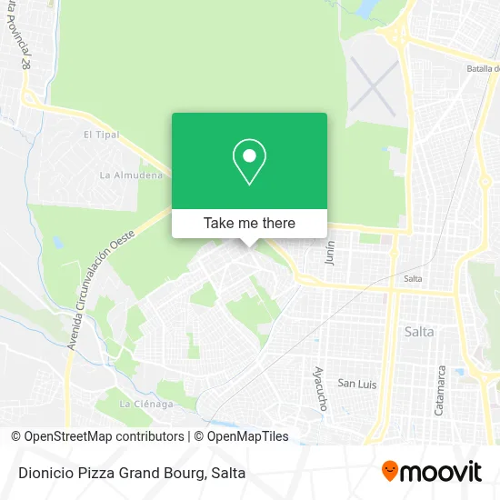 Dionicio Pizza Grand Bourg map